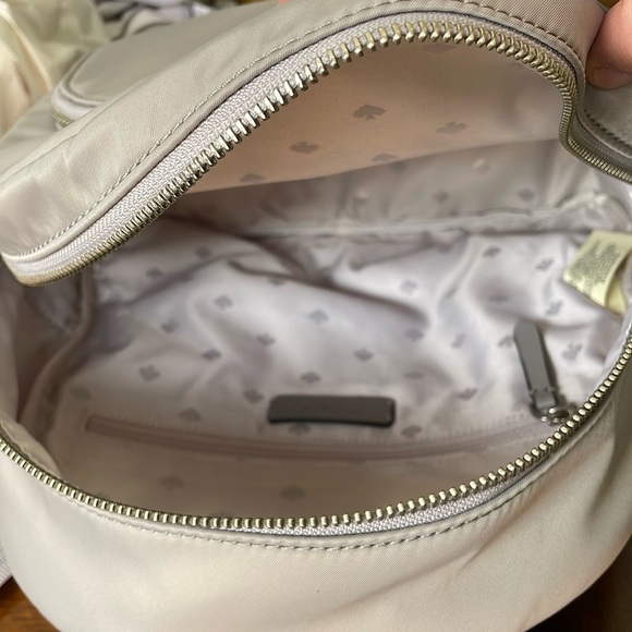 KATE SPADE Dawn Taupe Nylon Medium Backpack - Picture 6 of 10